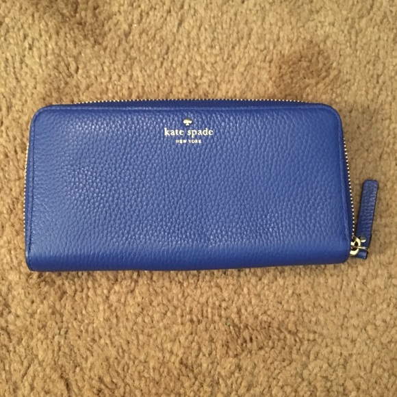 royal blue kate spade wallet